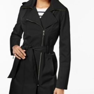 VINCE CAMUTO BLACK RAINCOAT